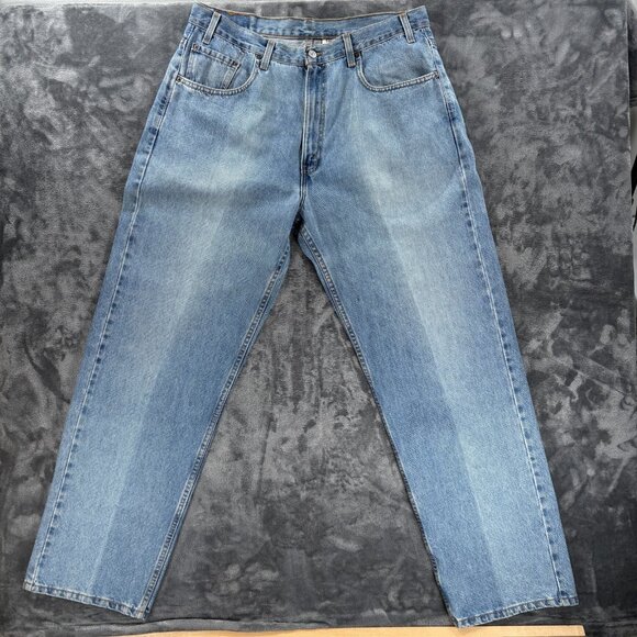 Vintage Levi’s 569 Loose Straight Fit Jeans W36 L32 Made in USA 90s Y2K Denim - Picture 1 of 11